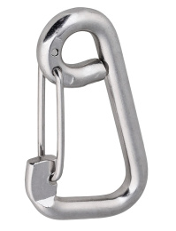 Карабин с проволочной защелкой 8x80 мм нерж (10005854)